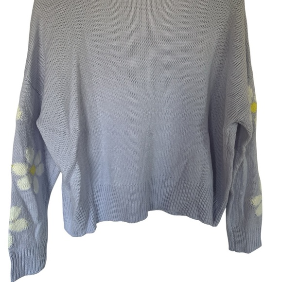 Floral Button-Up Sweater - Light purple - Picture 6 of 6